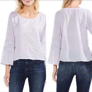 Beautiful Vince Camuto lavender bell sleeve blouse